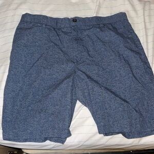 Chaps Blue Flat Front Shorts